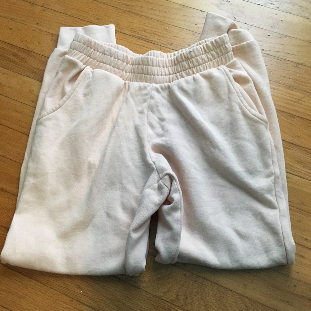 LIGHT PINK F21 SWEATPANTS
